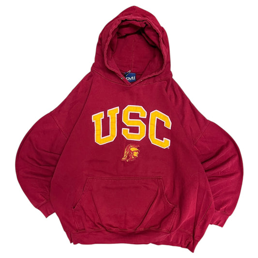 Y2K Embroidered USC Trojans Hooded Sweatshirt