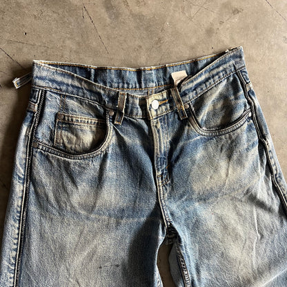 Vintage Women’s Levi’s L2 Piped Thrashed Skater Jeans