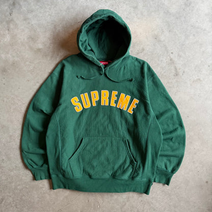 Supreme FW21 Pearl Logo Hoodie - Dark Green