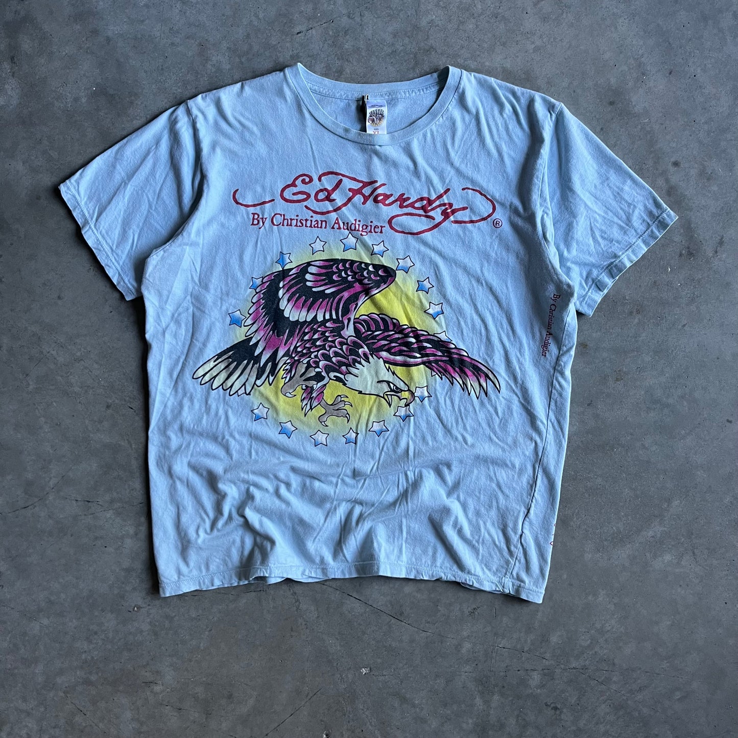 Vintage Ed Hardy Eagle & Stars Tee