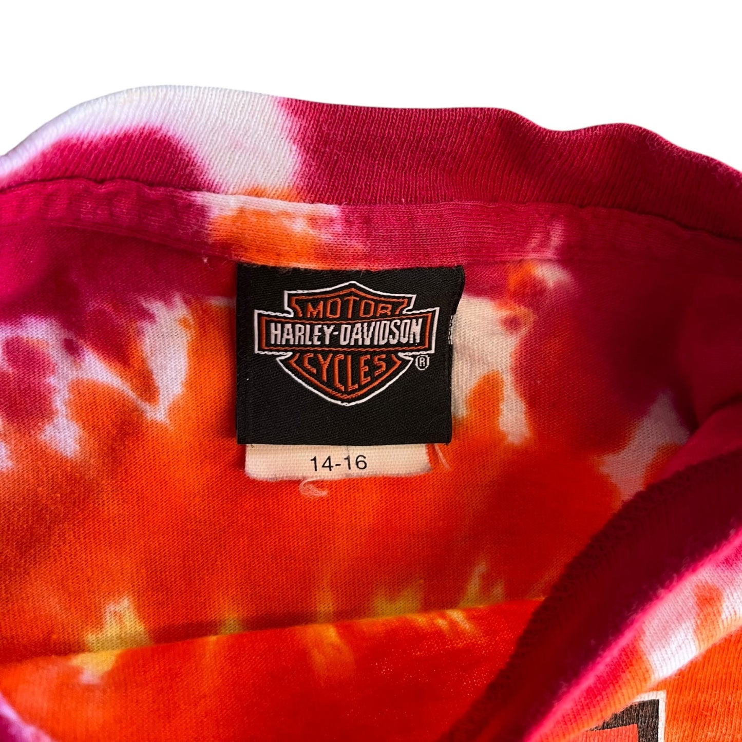 Vintage Youth Harley Davidson Tie Dye Longsleeve