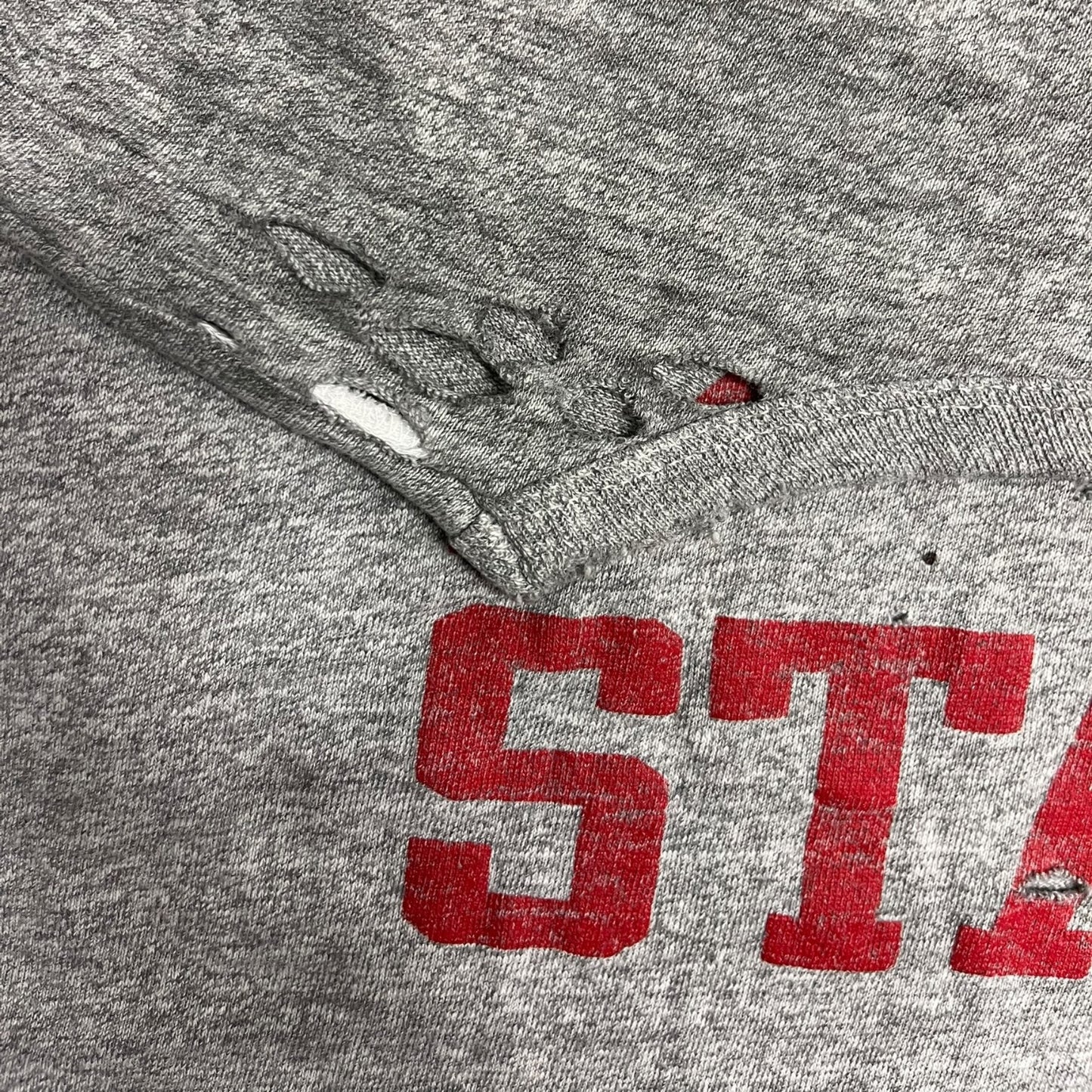 Vintage 80s Champion Iowa State Cyclones Spell Out Distressed Tee