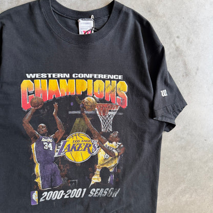 Vintage Los Angeles Lakers Western Conference Champs Kobe Shaq T Shirt