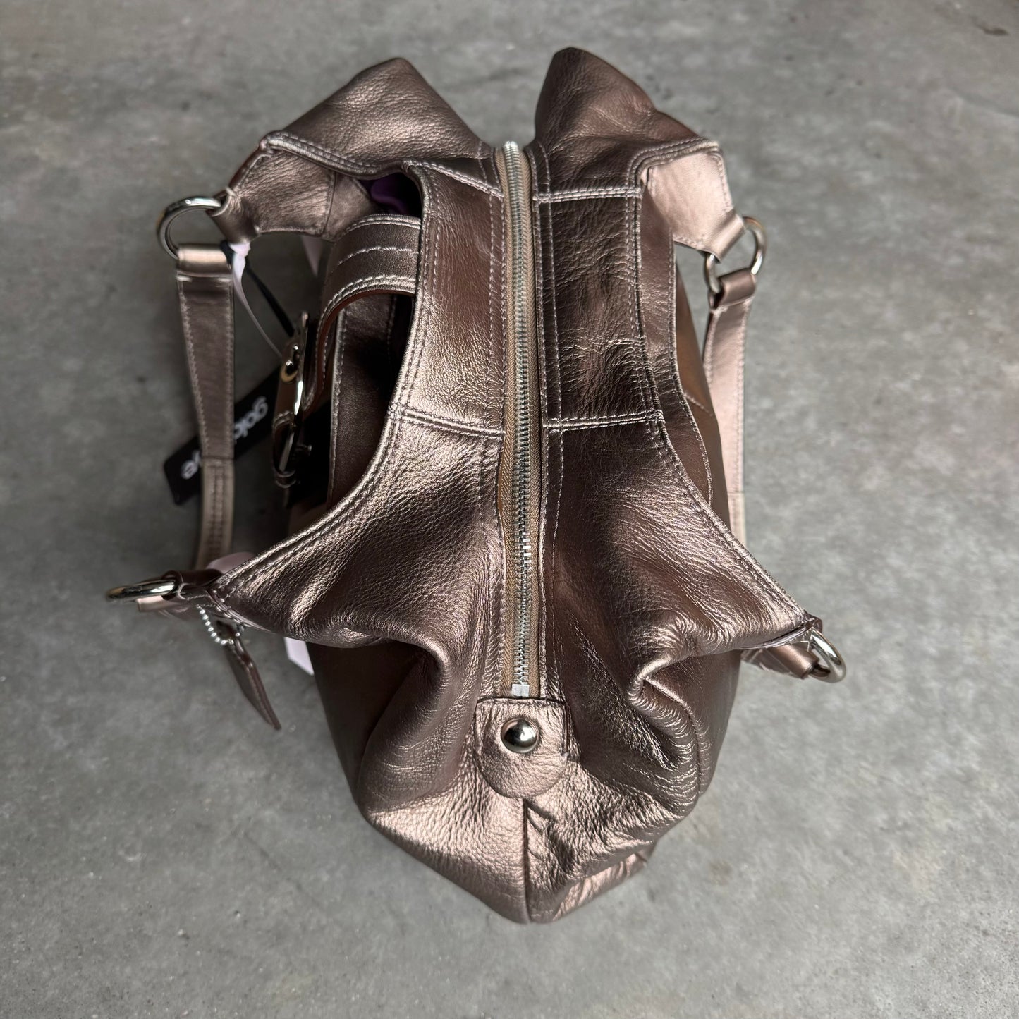 Y2K Coach SoHo Hobo Bag In Metallic Bronze