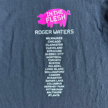 Vintage Roger Waters In The Flesh Pink Floyd Box Logo T Shirt