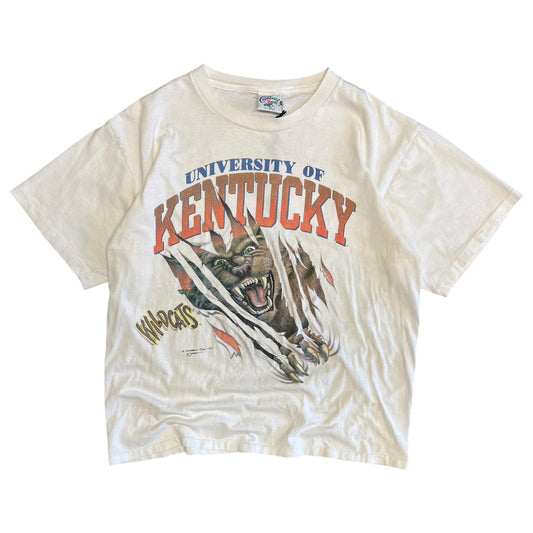 Vintage University Of Kentucky Scratch Through Tee