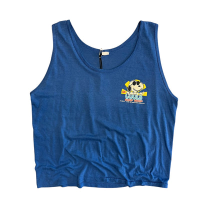 Vintage Joe Cool Snoopy Blue Tank Top