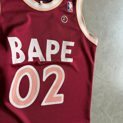 Bape Soldier #02 Maroon Basketball Jersey