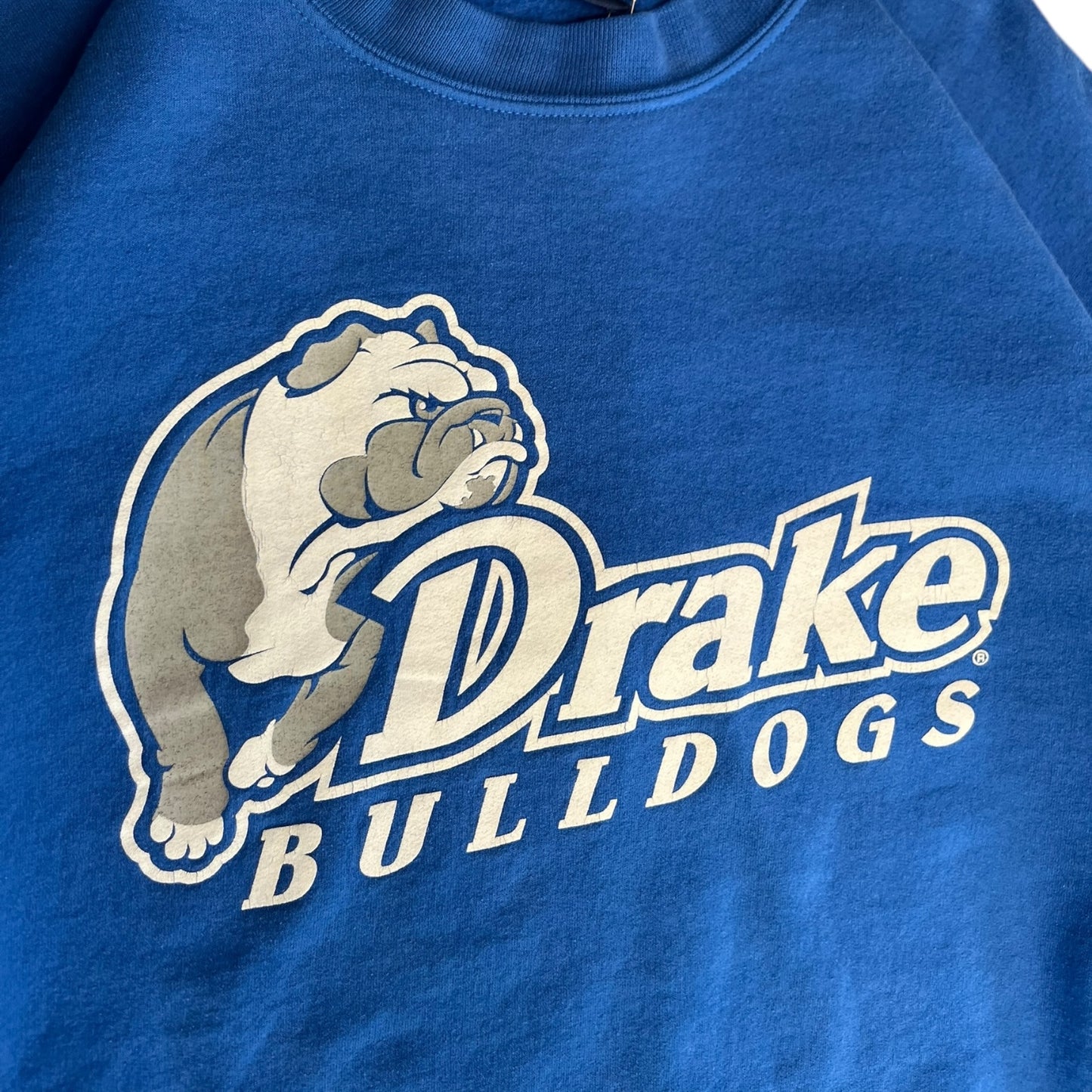 Y2K Drake Bulldogs Spell Out Logo Sweatshirt
