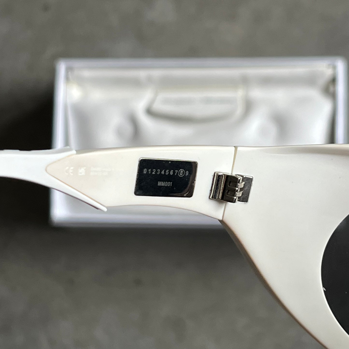 Gentle Monster x Maison Margiela White Bug Eye Sunglasses