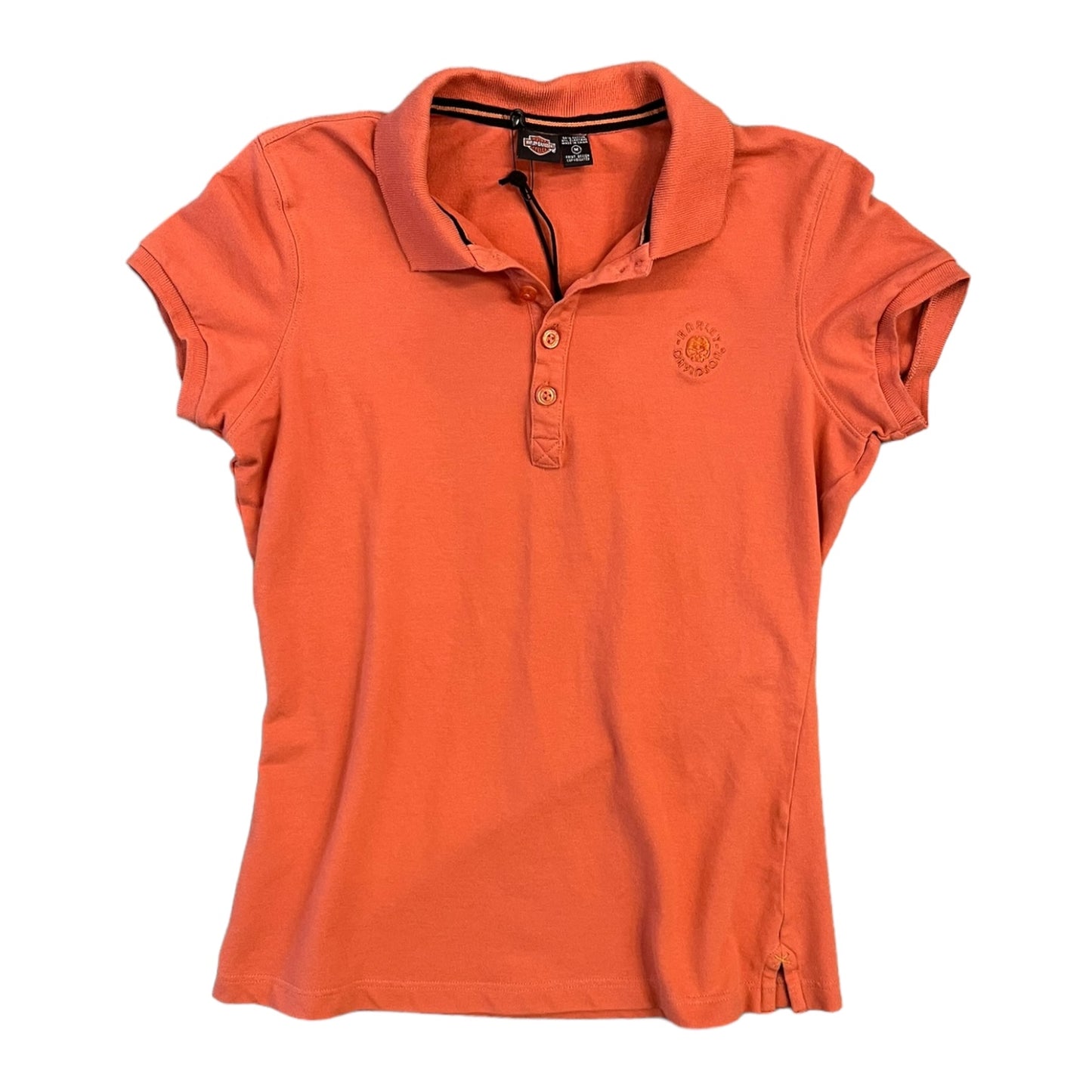 Harley Davidson Orange Polo Shirt