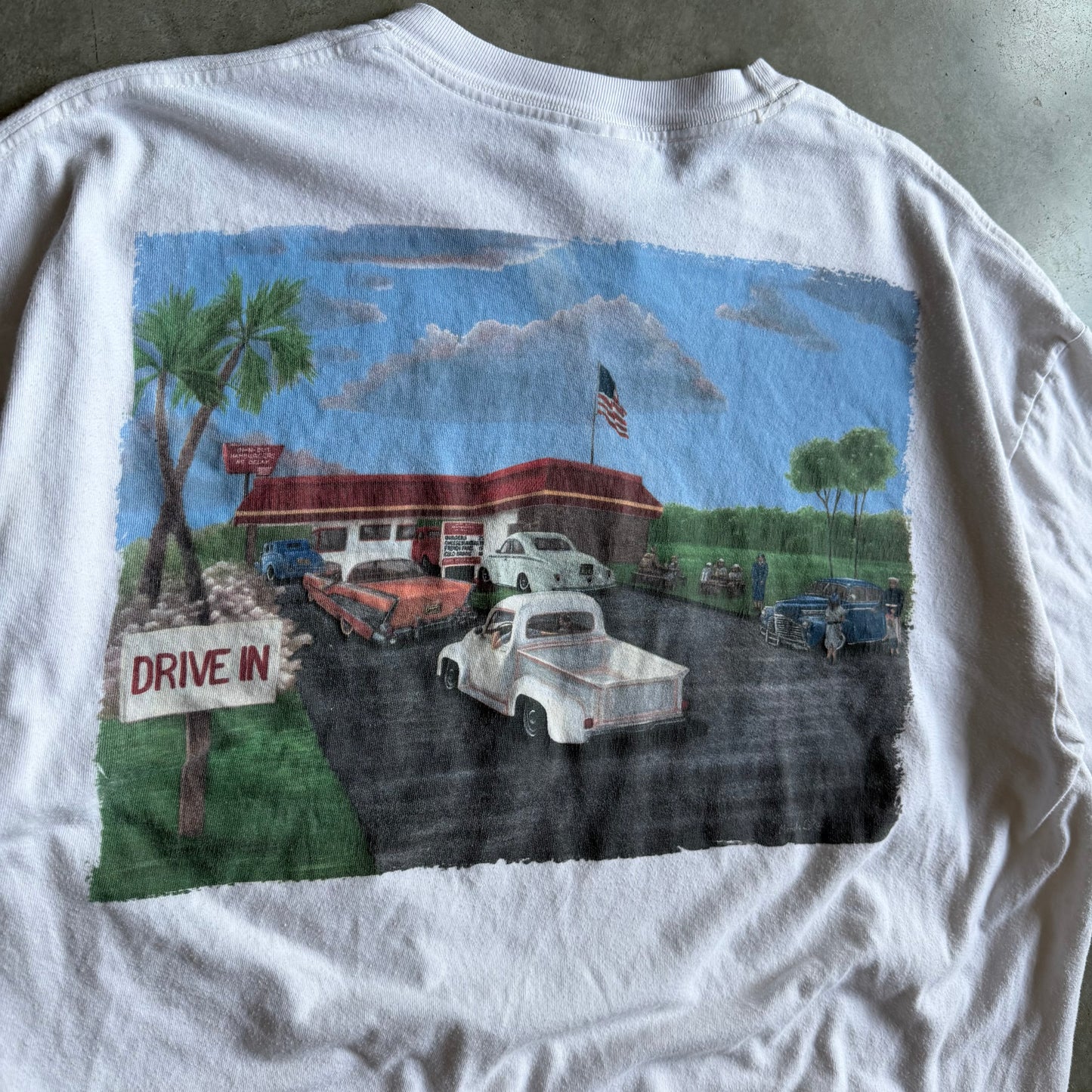 Y2K In-N-Out Drive-Thru Scene Tee