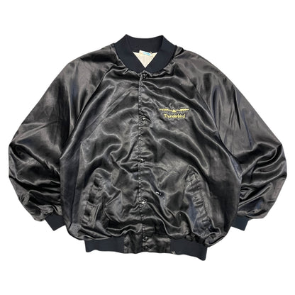 Vintage Thunderbird Satin Bomber Jacket