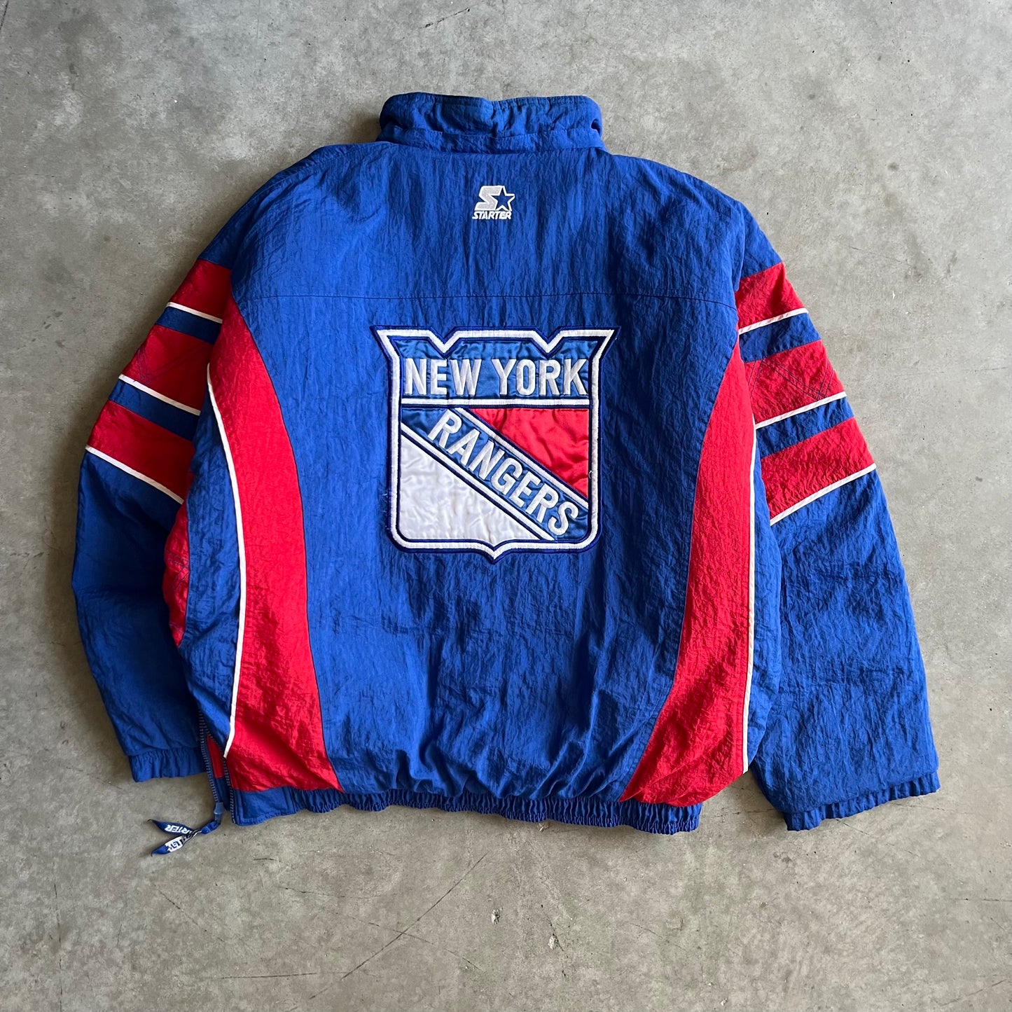 Vintage Starter New York Rangers Windbreaker Coat