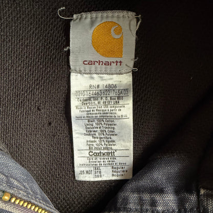 Carhartt ‘J25 MDT’ Thermal Lined Navy Blue Active Jacket w/ Embroidery
