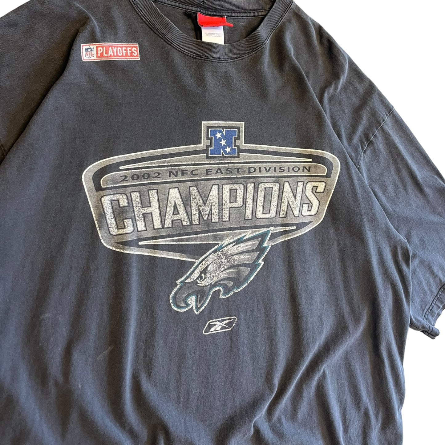 Y2K Reebok NFL Philadelphia Eagles NFC Champions T Shirt