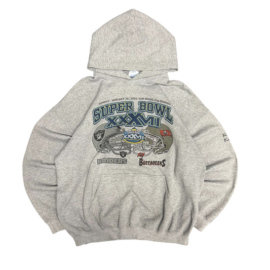 Y2K Super Bowl XXXVI Raiders Vs Buccaneers Sweatshirt