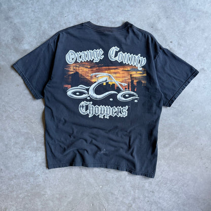 Y2K Orange County Choppers New York Skyline T Shirt