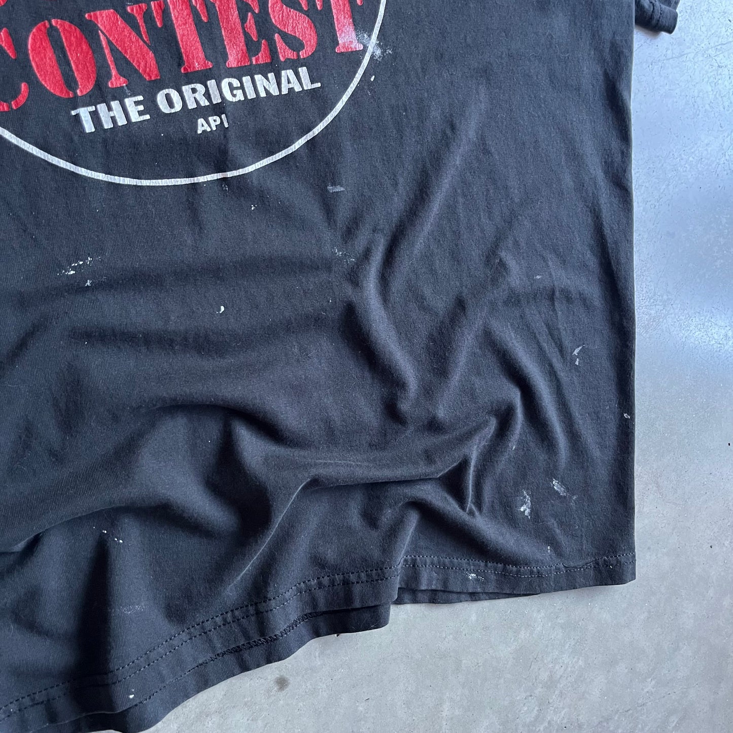 Vintage Toughman Contest Paint Splatter Tee