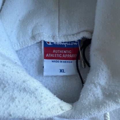 Y2K Champion Iowa Gold Border Spell-Out Hoodie