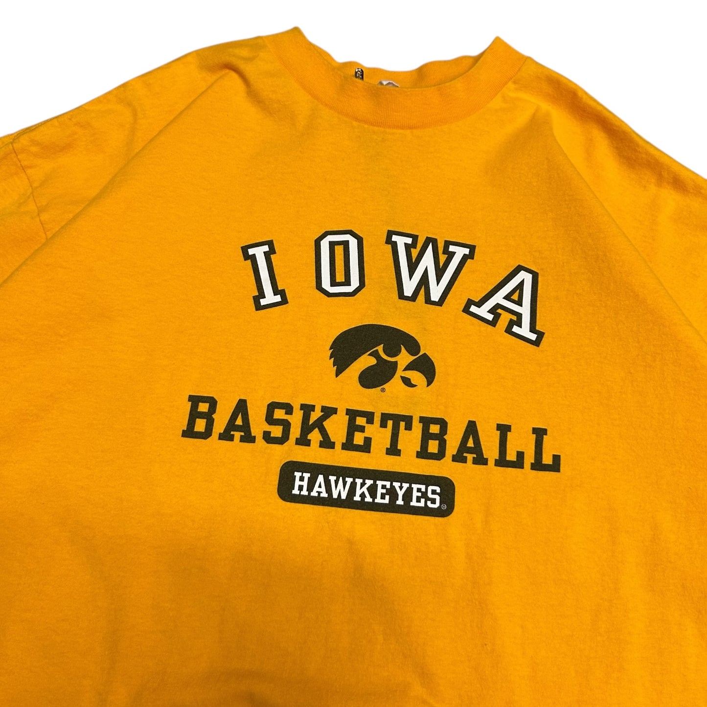 Vintage Cotton Exchange Iowa Hawkeyes Basketball Spell Out Tee