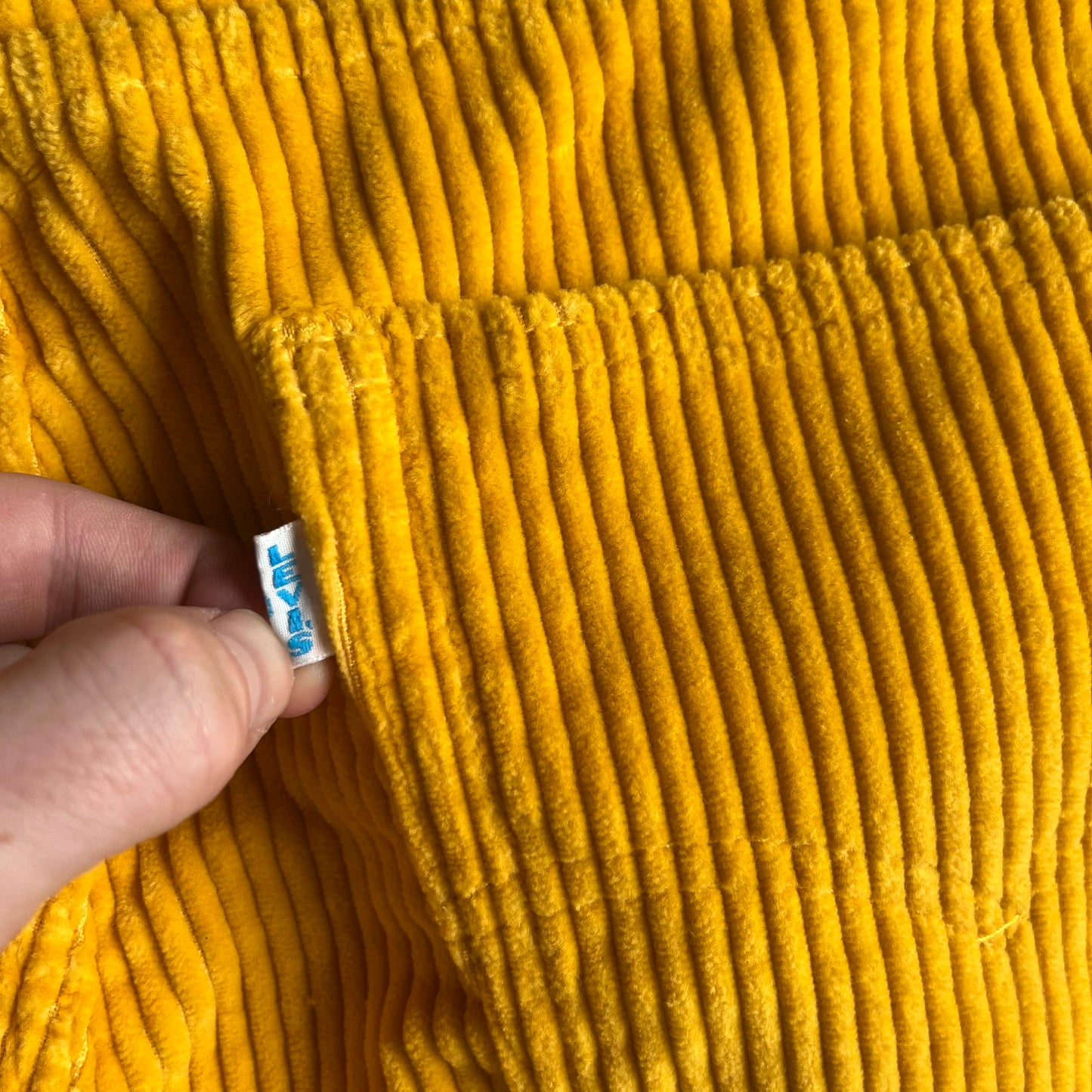 Levi’s x The Simpsons Yellow Corduroy Pants