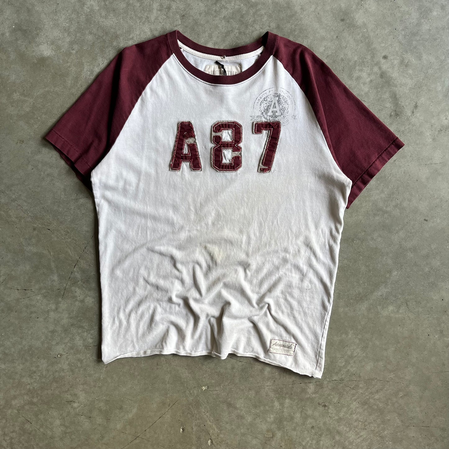 Y2K Aeropostale ‘A87’ Ringer Tee