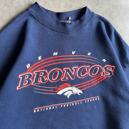 Vintage Logo Athletic NFL Denver Broncos Crewneck