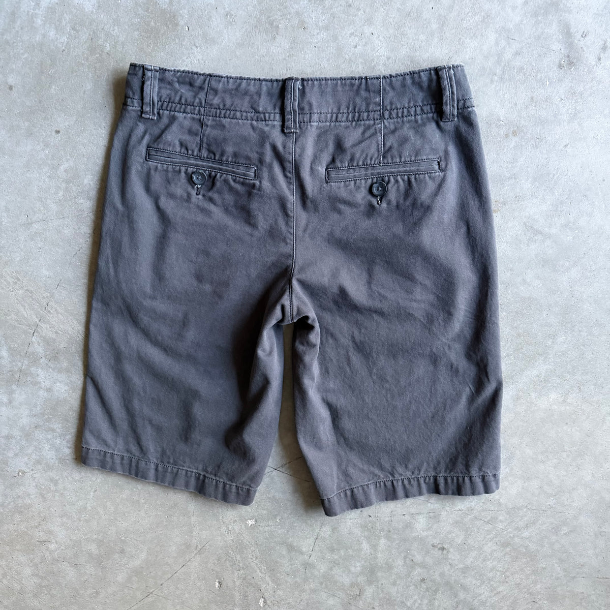 Urban Pipeline Grey Canvas Shorts