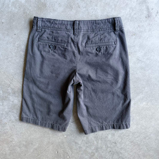 Urban Pipeline Grey Canvas Shorts