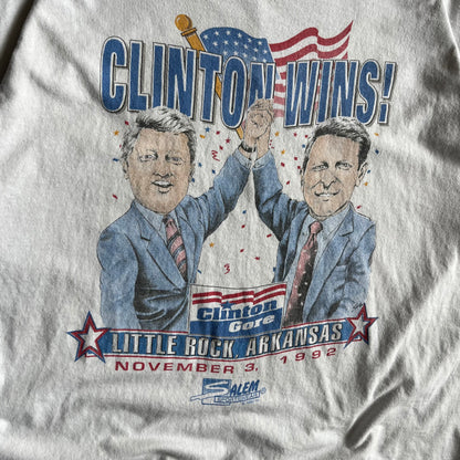 Vintage Bill Clinton Gore 1992 Salem Sportswear T Shirt
