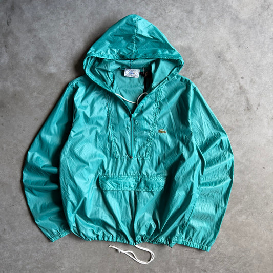Y2K Lacoste Teal Windbreaker