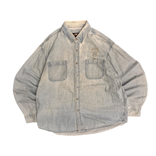 Vintage Harley-Davidson Denim Vegas Button-Up