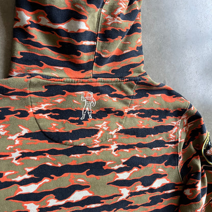 Billionaire Boys Club Orange Camo & Patches Arch Hoodie