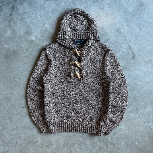 Vintage Polo Ralph Lauren Toggle Knit Hoodie