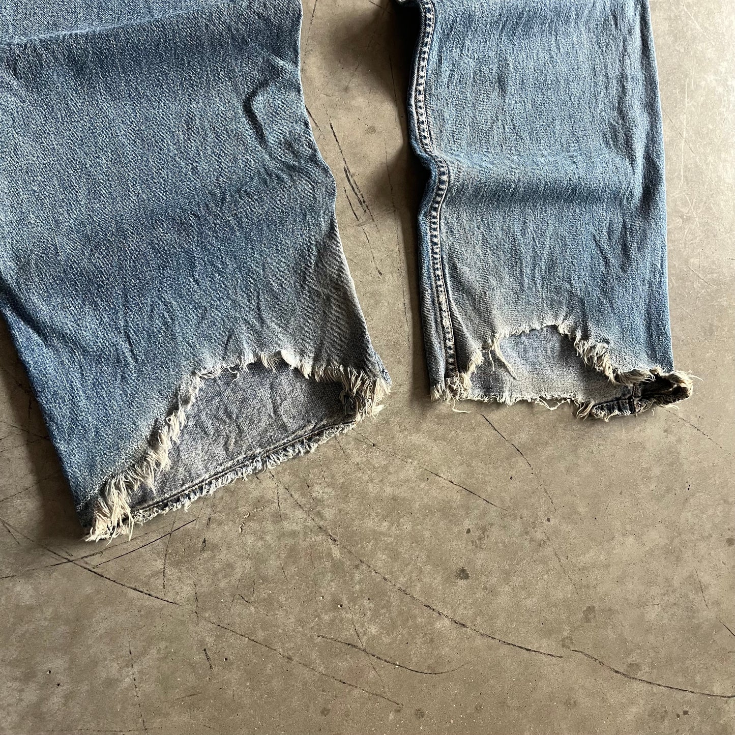 Vintage Women’s Levi’s L2 Piped Thrashed Skater Jeans