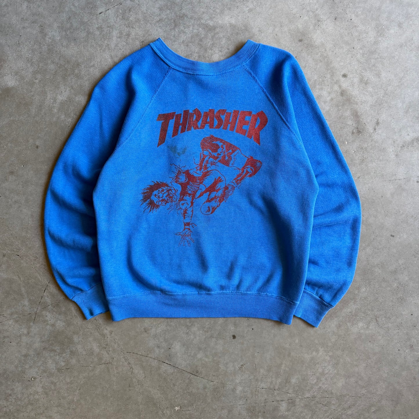 Vintage ‘80s Thrasher Pushead Raglan Sweatshirt