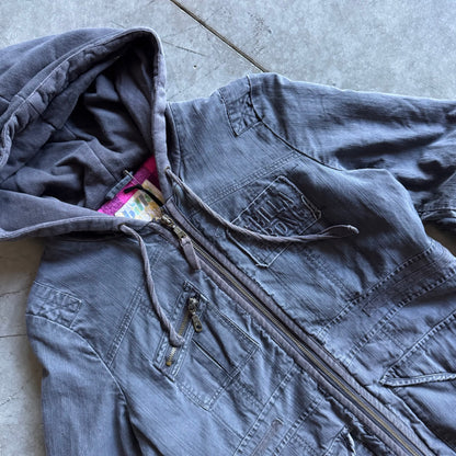 Women’s Y2K Billa Bong Military Cargo Parka Bella Swan Core