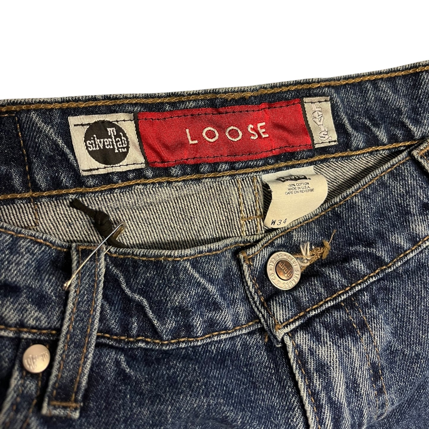 Vintage Levi’s SilverTab Loose Fit Darkwash Jorts