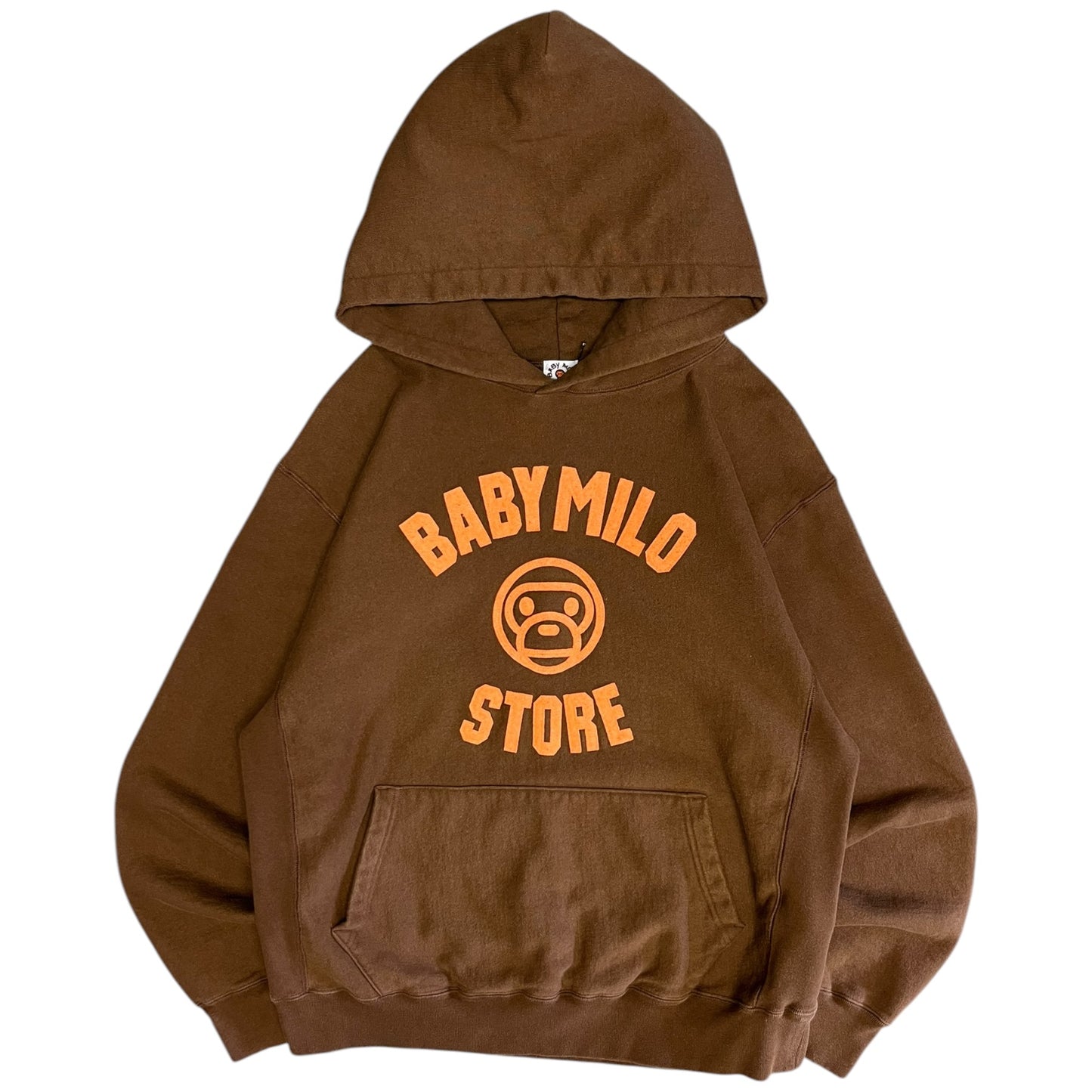 Baby Milo By A Bathing Ape Brown Orange Hoodie