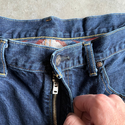 A Bathing Ape Indigo Denim Star Embroidered Jeans