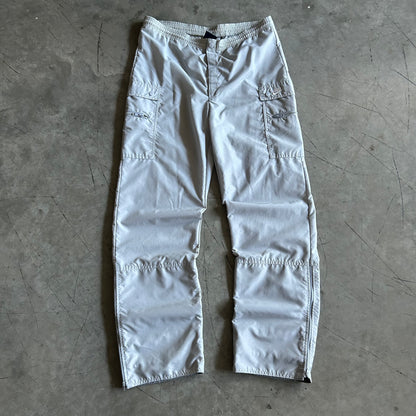 Vintage Gray Nike Multi-Pocket & Zipper Track Pants