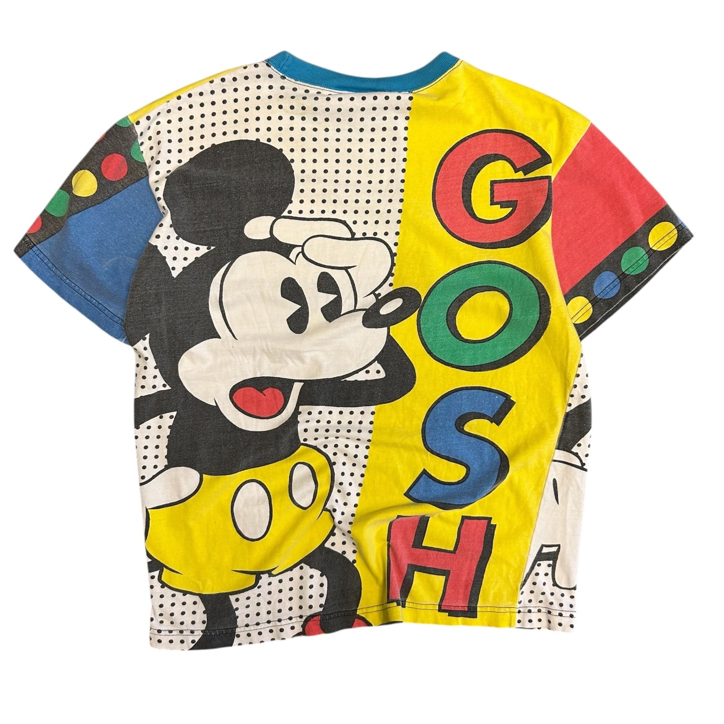 Vintage Mickey & Co. Pop Art AOP “GOSH” Tee