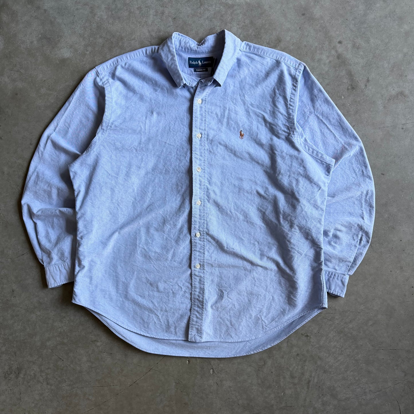 Ralph Lauren Small Pony Light Blue Botton Down Shirt