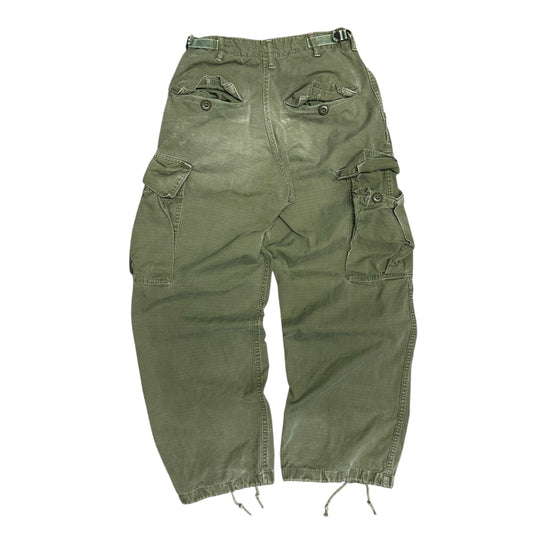 Vintage Military Green Cargo Pants