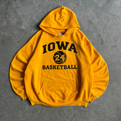Vintage Iowa Hawkeyes Basketball #24 Hoodie
