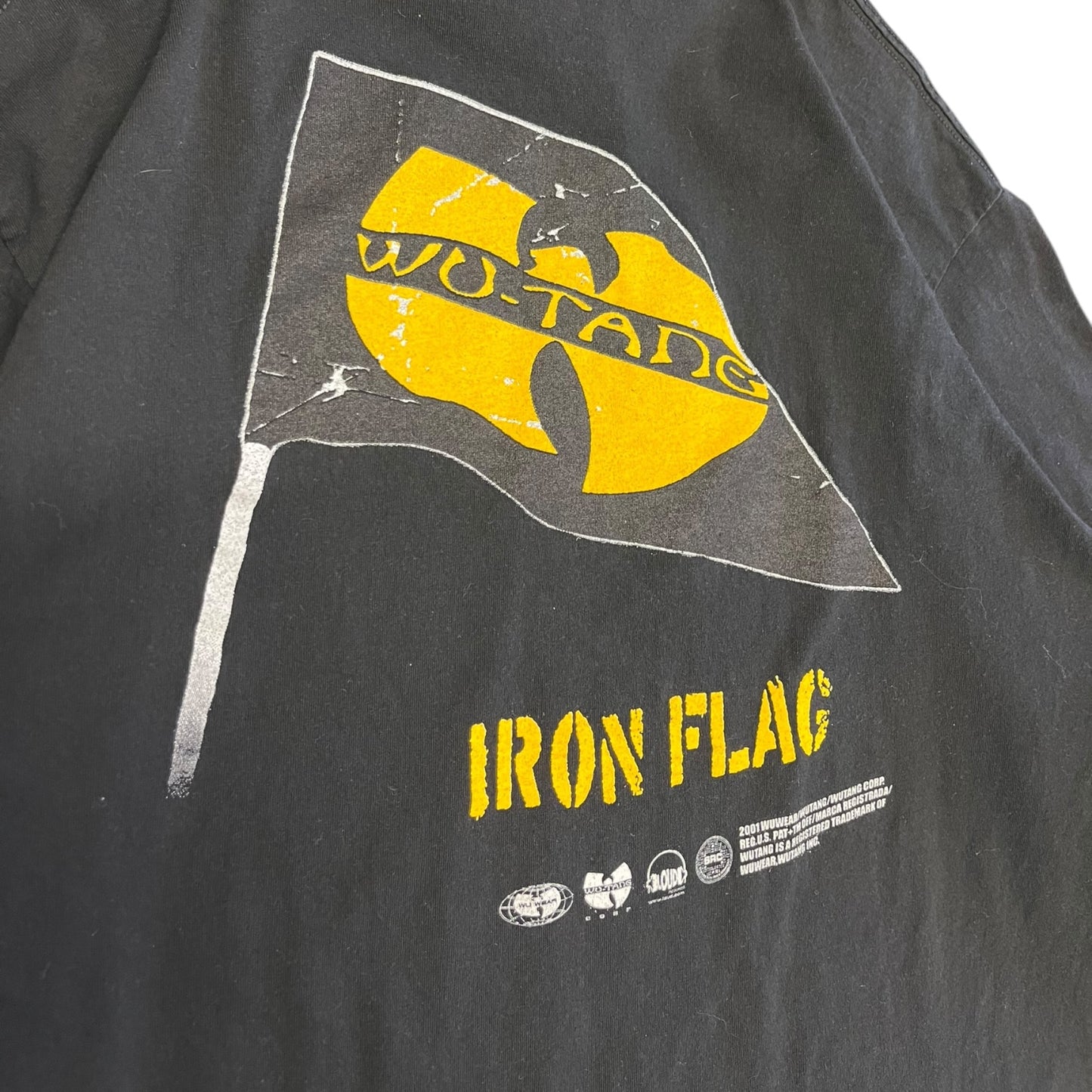 Y2K Wu Tang Clan Iron Flag Longsleeve T Shirt