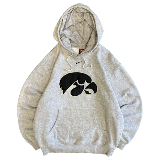 Y2K Nike Iowa Hawkeyes Big Hawk Logo Hoodie