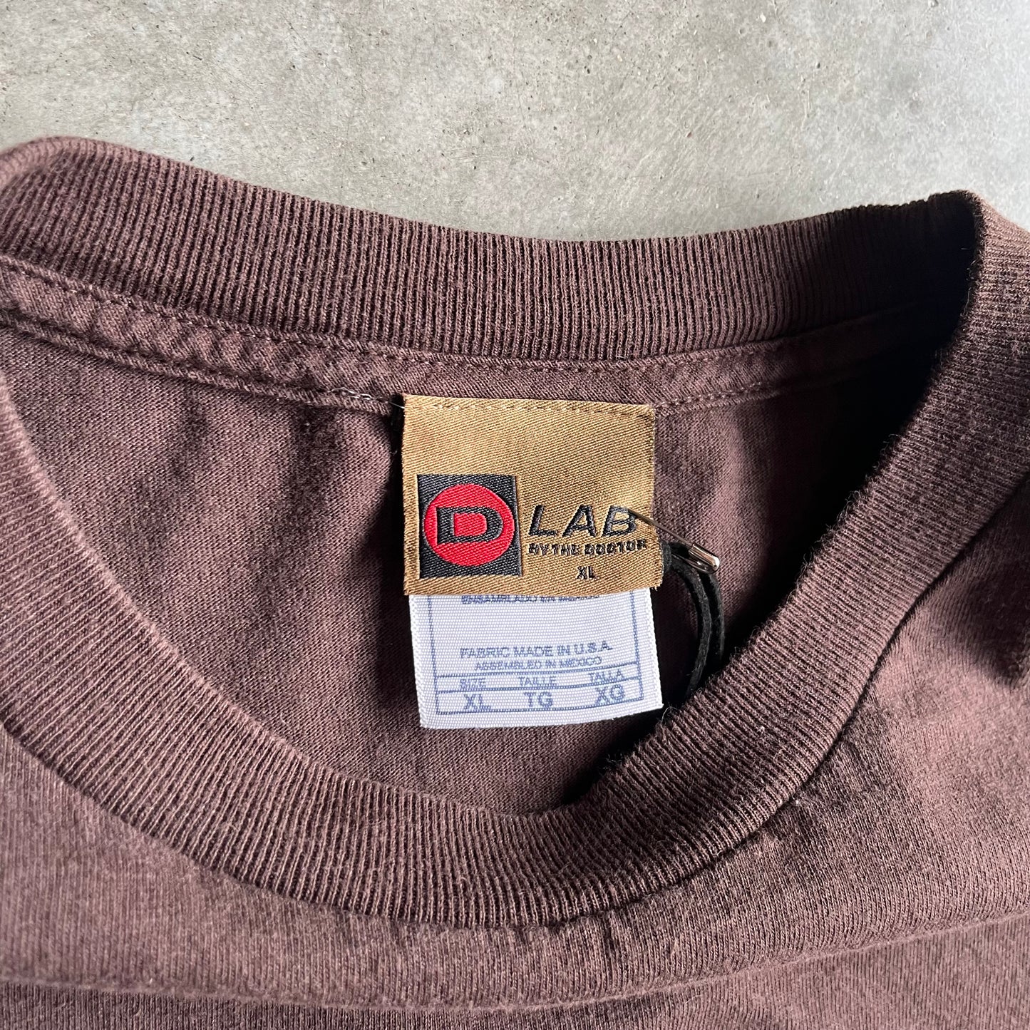 Y2K D Lab ‘Fast Freddy’s Fakes’ Brown Tee