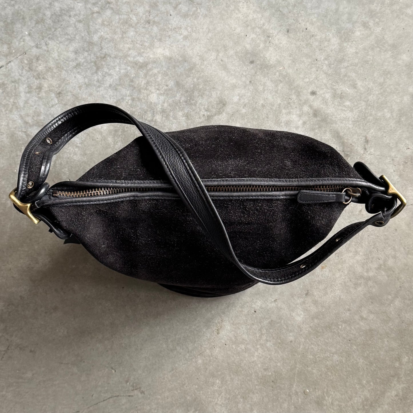 Coach 1996 RARE Berkeley Duffle Rough Out Black